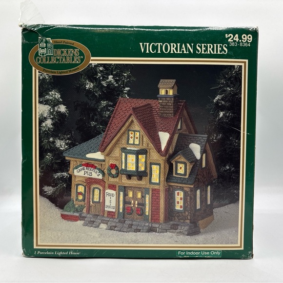 Game Keepers Pub Dickens Collectibles Victorian Series 1998 Vintage Porcelain - Picture 9 of 12